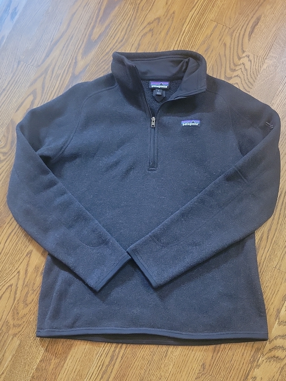 Patagonia Women's Quarter-Zip Better Sweater Pullover - Black - Large